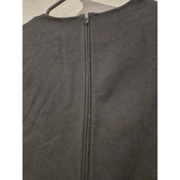 Staud Ellen Beaded Cut-Out Crop Top Black Long Sleeve Women's M Party - Picture 9 of 9